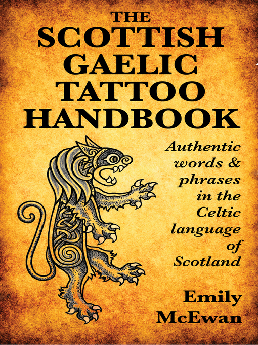 Title details for The Scottish Gaelic Tattoo Handbook by Emily McEwan - Wait list